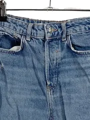 Vorschaubild 2 von Damen Destroyed Jeans Mom Fit Ripped Look Blau Größe 34 XS