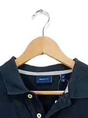 Vorschaubild 5 von Herren Poloshirt Klassisch Dunkelblau Baumwolle Gr. M