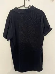 Vorschaubild 3 von Herren Poloshirt Klassisch Dunkelblau Baumwolle Gr. M