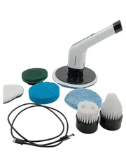 Vorschaubild 1 von CLEANmaxx Elektrische Reinigungsbürste Akku 8-tlg Aufsätze USB Weiß TS-26381