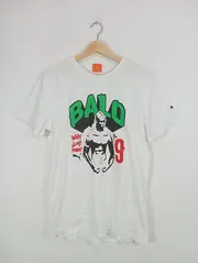 Vorschaubild 3 von Herren T-Shirt Balotelli No. 9 Sportlich Gr. M Weiß