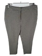 Vorschaubild 1 von Damen Anzughose Kariert Schwarz Weiß Gr. 42/XL
