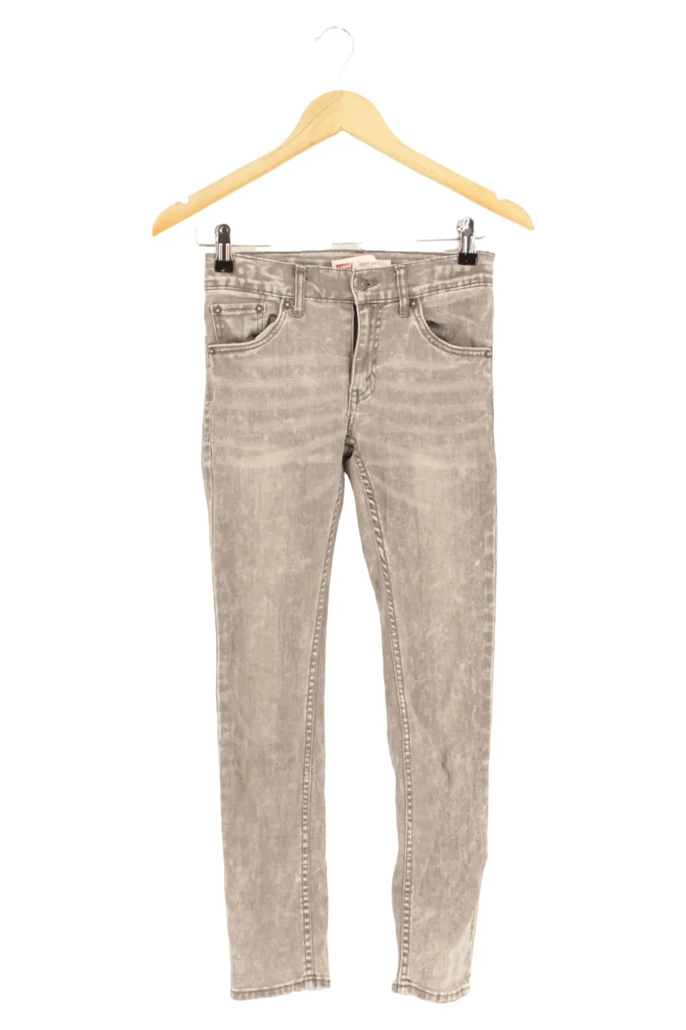 LEVI'S LEVIS 510 Skinny Fit Jeans Kinder Gr. 140 Grau Jungen Mädchen Casual