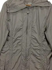 Vorschaubild 2 von Leichte Jacke Damen Gr. 38 Grau Übergangsjacke Casual