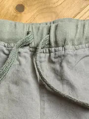 Vorschaubild 3 von Cargohose Baby Gr. 68 Oliv Baumwolle Leinen