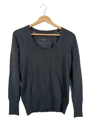 Vorschaubild 1 von Damen Pullover Gr. M Grau Meliert Rundhals Langarm