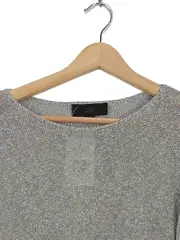Vorschaubild 4 von Damen Strickpullover Gr. M Grau Meliert Langarm Casual