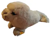 Vorschaubild 1 von Robbe Plüschtier Kuscheltier Beige 15cm Stofftier Seehund