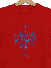 Vorschaubild 3 von Kinder T-Shirt Rot Gr. 122-128 Baumwolle