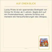 Vorschaubild 4 von Lucky Pirate Brettspiel Kinderspiel Abenteuer Piraten Oktopus 3+