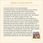 Vorschaubild 5 von Lucky Pirate Brettspiel Kinderspiel Abenteuer Piraten Oktopus 3+