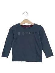 Vorschaubild 1 von Langarmshirt Kinder Gr. 92/98 Blau Pailletten Logo Schriftzug Baumwolle