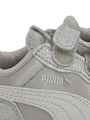 Vorschaubild 2 von Mädchen Sneaker Low Gr. 22 Silber Glitzer Klettverschluss