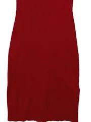 Vorschaubild 6 von Damen Strickkleid Rot Gr. 36/S Modern Rippstrick Cut-Out