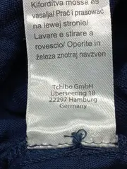 Vorschaubild 5 von Damen Hemdbluse Gr. 42 Blau Casual Baumwolle Langarm