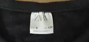 Vorschaubild 3 von Mädchen Langarmshirt Gr. 134 Schwarz Print Herzen Love Baumwolle