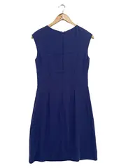 Vorschaubild 2 von LONDON Damen Etuikleid Business Kleid Gr. 36/S Blau elegant