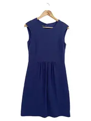 Vorschaubild 1 von LONDON Damen Etuikleid Business Kleid Gr. 36/S Blau elegant