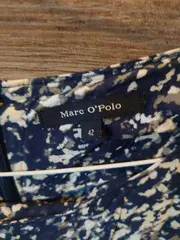 Vorschaubild 3 von Damen Freizeitkleid Gr. 42 Blau Weiß Muster Viskose