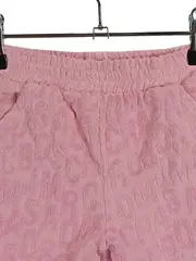Vorschaubild 3 von Kinder Shorts Kurze Hose Frottee Gr. 86 Rosa Logo Sommer Mädchen