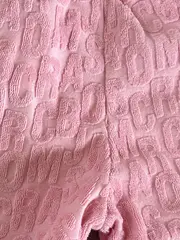 Vorschaubild 4 von Kinder Shorts Kurze Hose Frottee Gr. 86 Rosa Logo Sommer Mädchen