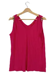 Vorschaubild 1 von Damen Top Shirt Gr. 36/S Pink Casual Viskose