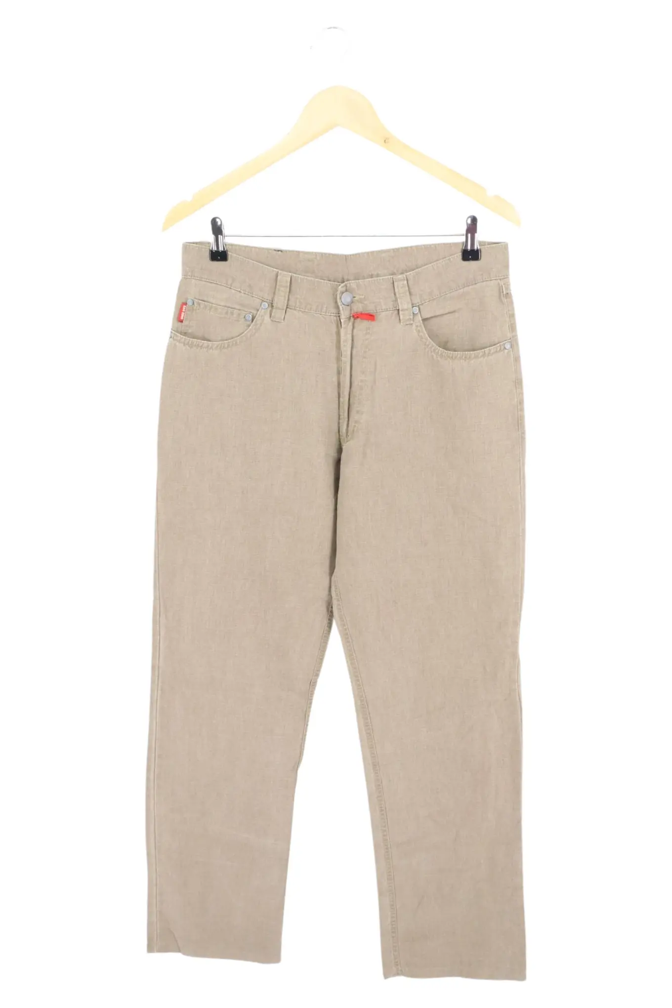 SAN SIRO Herren Stoffhose Beige W32/48 M Casual Baumwolle Chino Hose