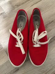 Vorschaubild 3 von Damen Sneaker low Gr. 38 Rot Casual Freizeitschuh