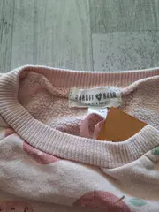 Vorschaubild 3 von Strickjacke Mädchen Gr. 86 Rosa Grafik Muster Langarm
