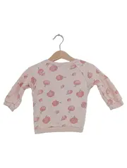Vorschaubild 2 von Strickjacke Mädchen Gr. 86 Rosa Grafik Muster Langarm