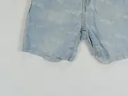 Vorschaubild 5 von Kinder Jeans Shorts Gr. 116 Blau Casual mit Schriftzug & Fransen