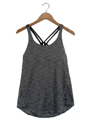Vorschaubild 1 von Damen Sport-Top Grau Gr. 36/S Meliert Sportlich