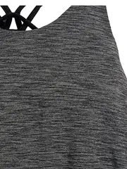 Vorschaubild 3 von Damen Sport-Top Grau Gr. 36/S Meliert Sportlich