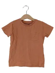 Vorschaubild 1 von Kinder T-Shirt Gr. 98 Orange Baumwolle Brusttasche Basic