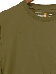 Vorschaubild 4 von Herren T-Shirt Casual Oliv Baumwolle Gr. 46/S Logo
