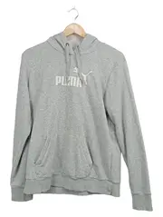 Vorschaubild 1 von Hoodie Kapuzenpullover Damen Gr. 40/L Grau Sportlich