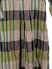 Vorschaubild 3 von Damen Freizeitkleid Gr. 36/S kariert Mehrfarbig Casual