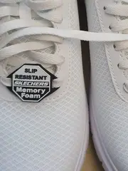 Vorschaubild 5 von Herren Sneaker Memory Foam Slip Resistant Weiß Gr. 44