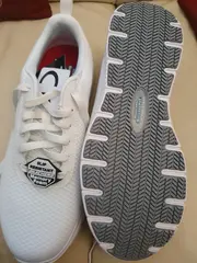Vorschaubild 4 von Herren Sneaker Memory Foam Slip Resistant Weiß Gr. 44