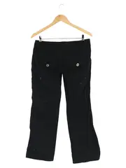 Vorschaubild 2 von Damen Stoffhose Gr. 34 (W32/40/L) Schwarz Casual Baumwolle