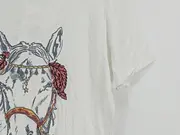 Vorschaubild 4 von Kinder T-Shirt Pferdeprint Gr. 152 Weiß Casual Baumwolle