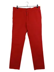 Vorschaubild 1 von Herren Chino Stoffhose Rot Baumwolle Gr. W36/52 XL