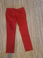 Vorschaubild 2 von Herren Chino Stoffhose Rot Baumwolle Gr. W36/52 XL