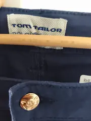 Vorschaubild 4 von Damen Stoffhose Capri L Blau Gr. 40 Freizeit Casual