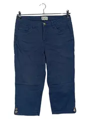 Vorschaubild 1 von Damen Stoffhose Capri L Blau Gr. 40 Freizeit Casual