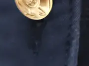 Vorschaubild 3 von Damen Stoffhose Capri L Blau Gr. 40 Freizeit Casual