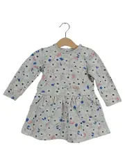 Vorschaubild 1 von Mädchen Kleid Gr. 81/80 Blumenmuster Casual Freizeitkleid