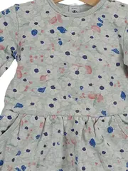 Vorschaubild 2 von Mädchen Kleid Gr. 81/80 Blumenmuster Casual Freizeitkleid