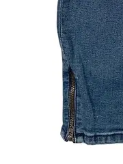 Vorschaubild 2 von Damen Jeans Skinny Fit Gr. 34 Blau Reißverschluss-Details