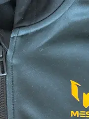 Vorschaubild 4 von Messi Trainingsjacke Kinder Gr. 152 Schwarz Kapuze Reißverschluss